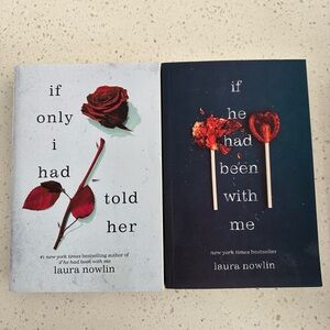Laura Nowlin Book Set with Red and White Covers
